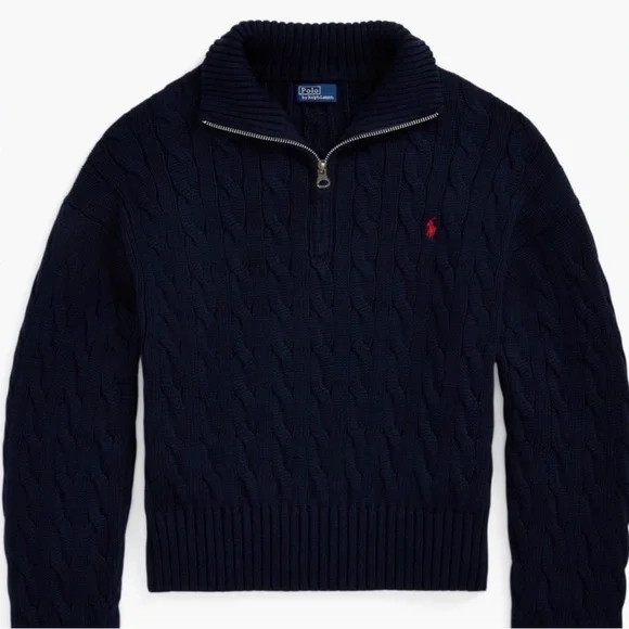 Ralph Lauren half zip knit sweater - Picture 4 of 6